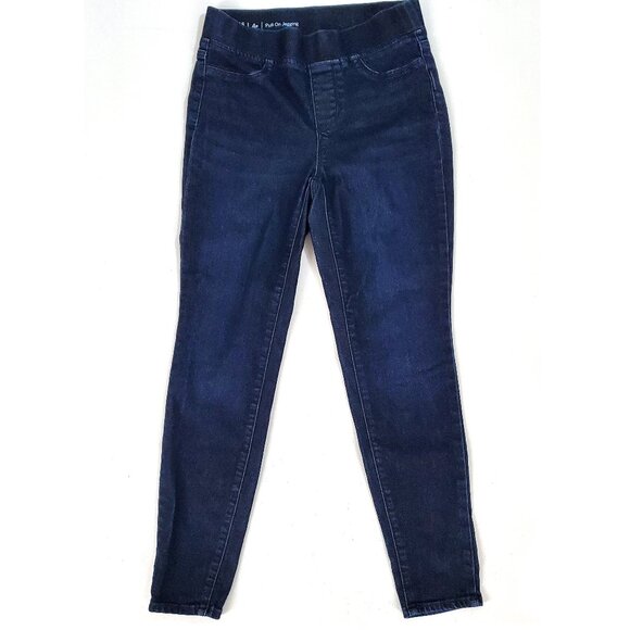 Talbots Petite Pull-on Jegging Skinny Ankle Dark Wash 4P - Picture 2 of 3